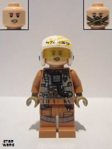 LEGO Minifigs Star Wars sw0861 Resistance Bomber Pilot